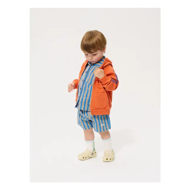 Short Rayé Bébé | Bleu