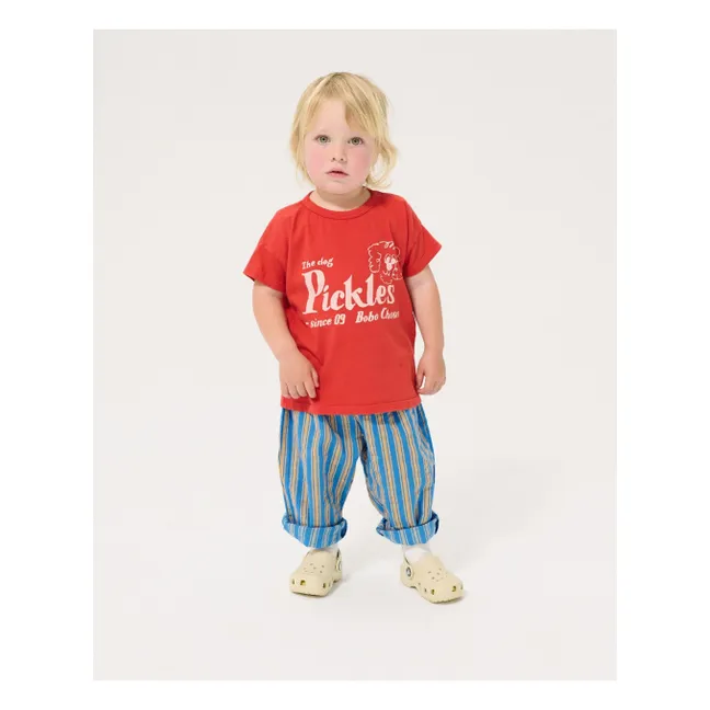 Pantalon Rayé Bébé | Bleu