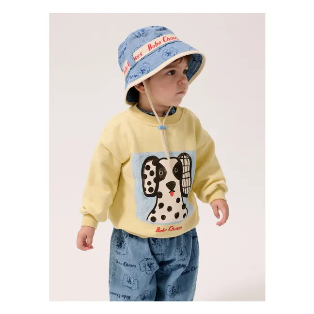 Sweat Dalmatien Coton Bio Bébé | Jaune