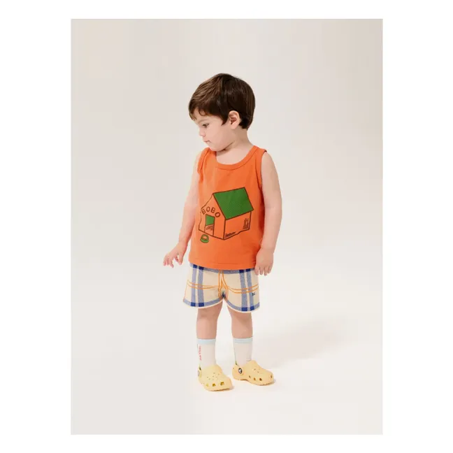 Camiseta de tirantes Niche Algodón orgánico | Naranja