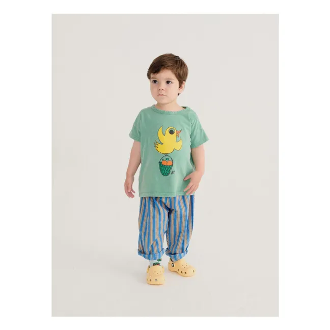 Pantalon Rayé Bébé | Bleu