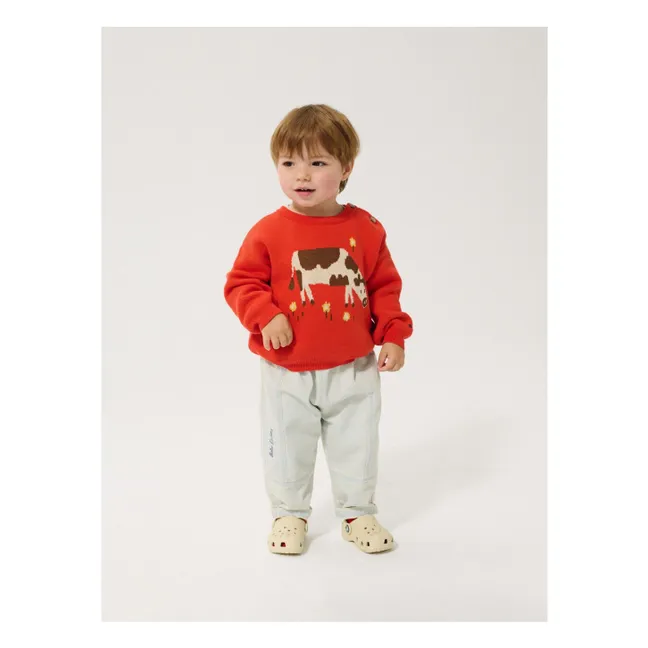 Vaqueros lavados de algodón ecológico | Azul Claro