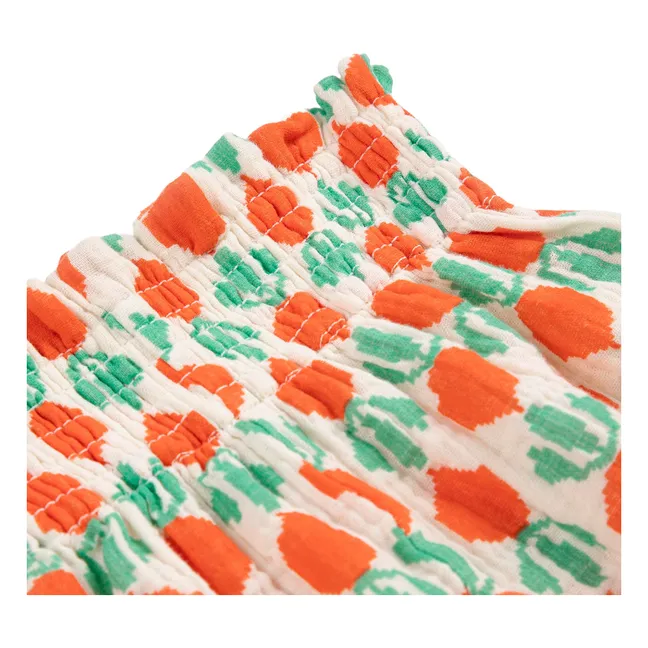 Organic Cotton Gauze Radish Pants | Ecru