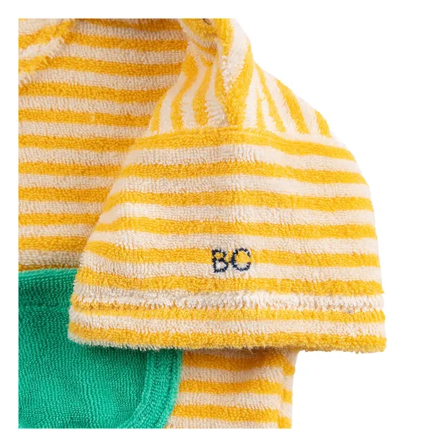 Camiseta de rayas de algodón ecológico | Amarillo