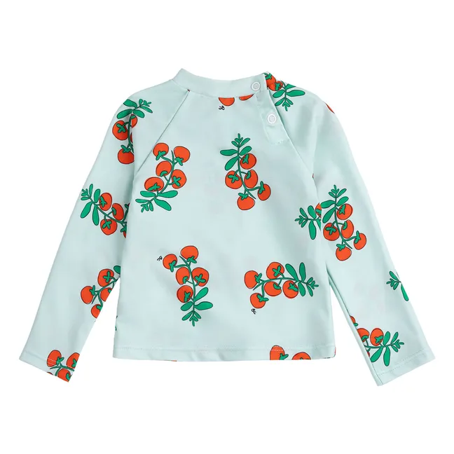 Camiseta de baño para bebé de fibra reciclada Anti-UV Tomato | Azul Pálido