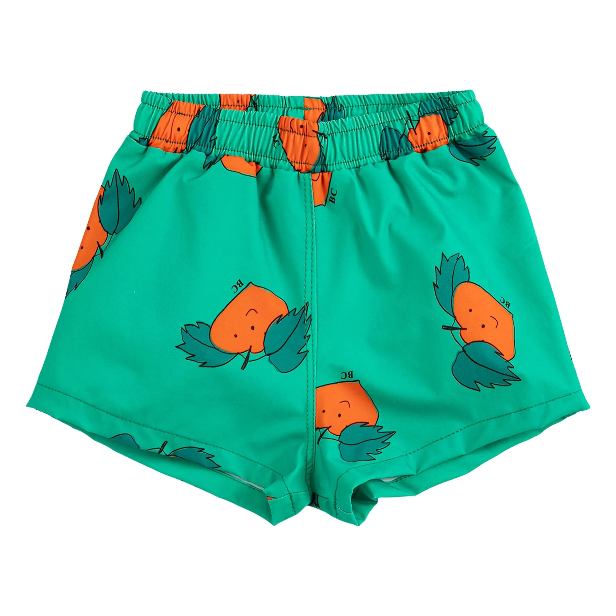 Bobo Choses Green Orange Baby Swim Shorts