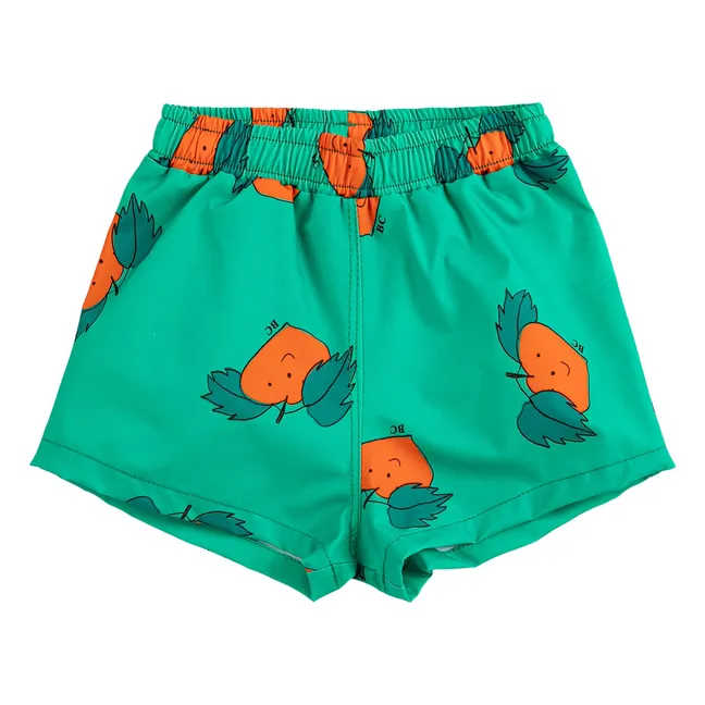 Short de Bain Oranges Bébé | Vert