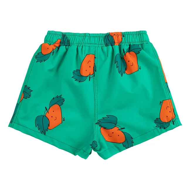Short de Bain Oranges Bébé | Vert