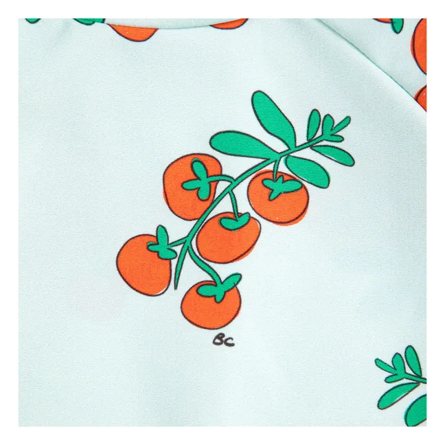 Anti-UV Tomato Recycled Fiber Baby Bath T-Shirt | Pale blue