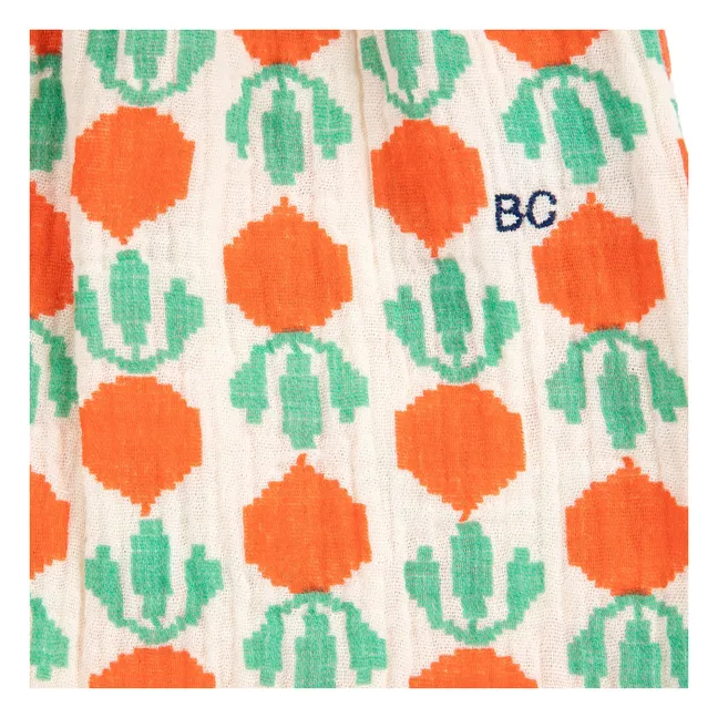 Pantalon Radis Gaze de Coton Bio | Ecru