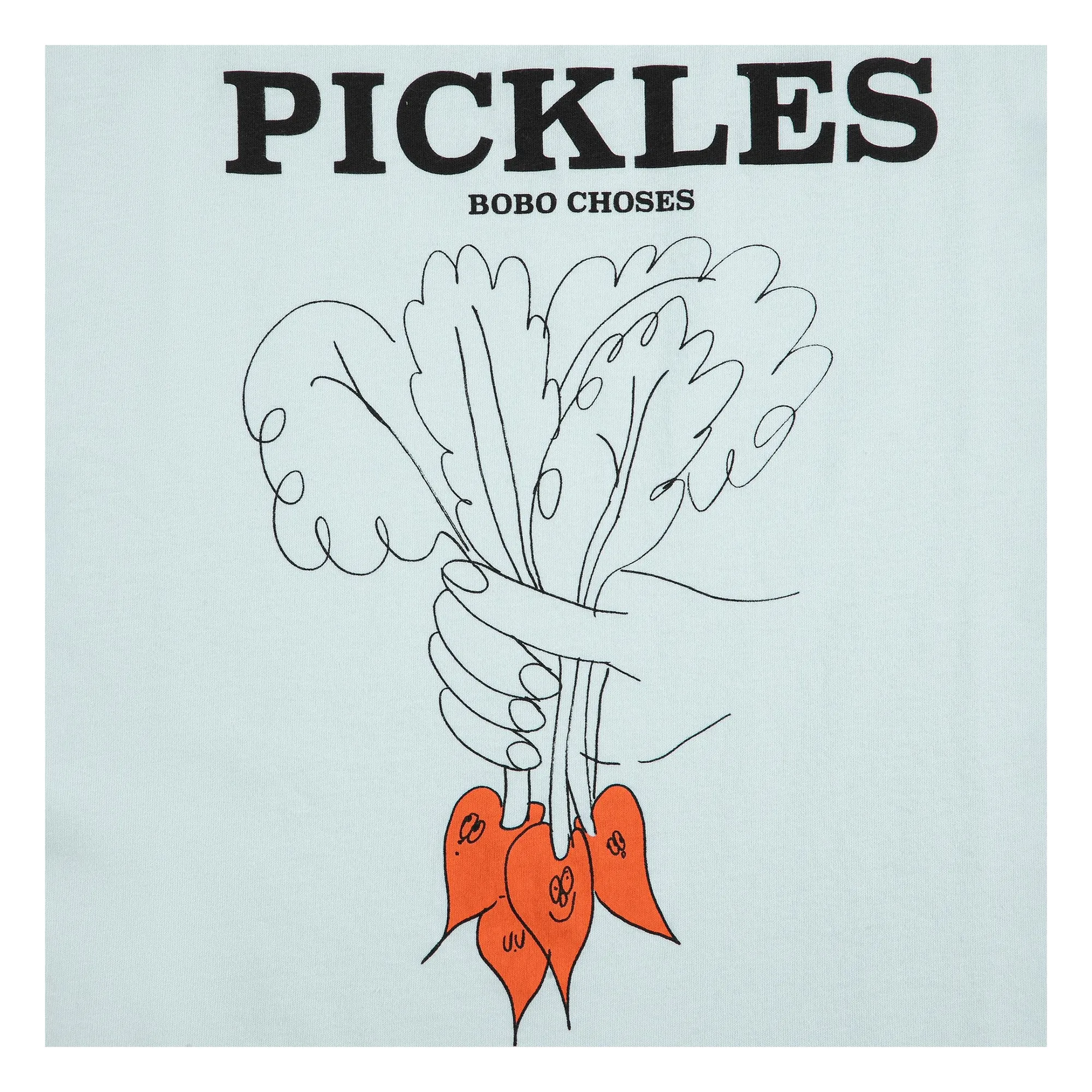 Débardeur Pickles Coton Bio | Bleu pâle- Image produit n°3