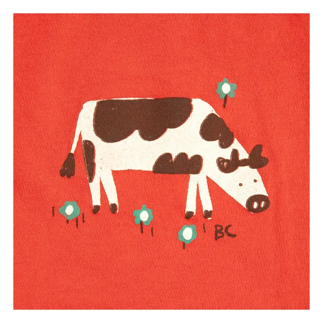 Camiseta Organic Cotton Farm Crop | Rojo