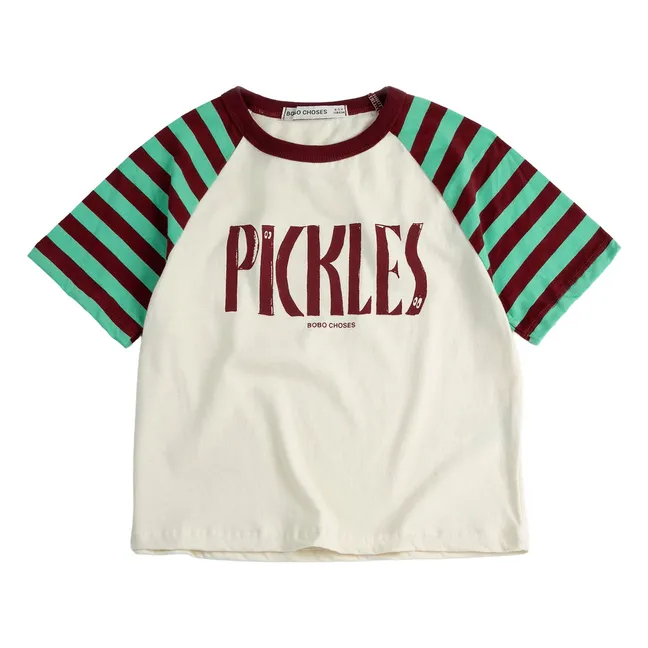 T-Shirt Pickles Bio-Baumwolle | Weiß