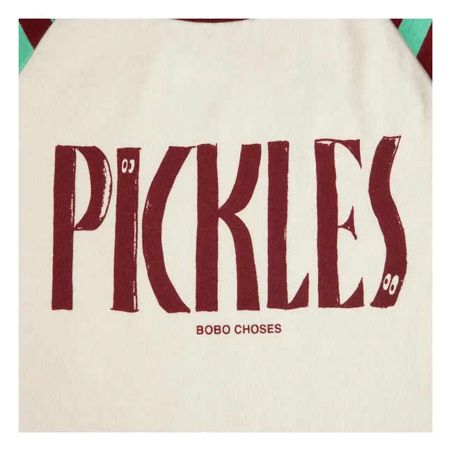 T-Shirt Pickles Bio-Baumwolle | Weiß