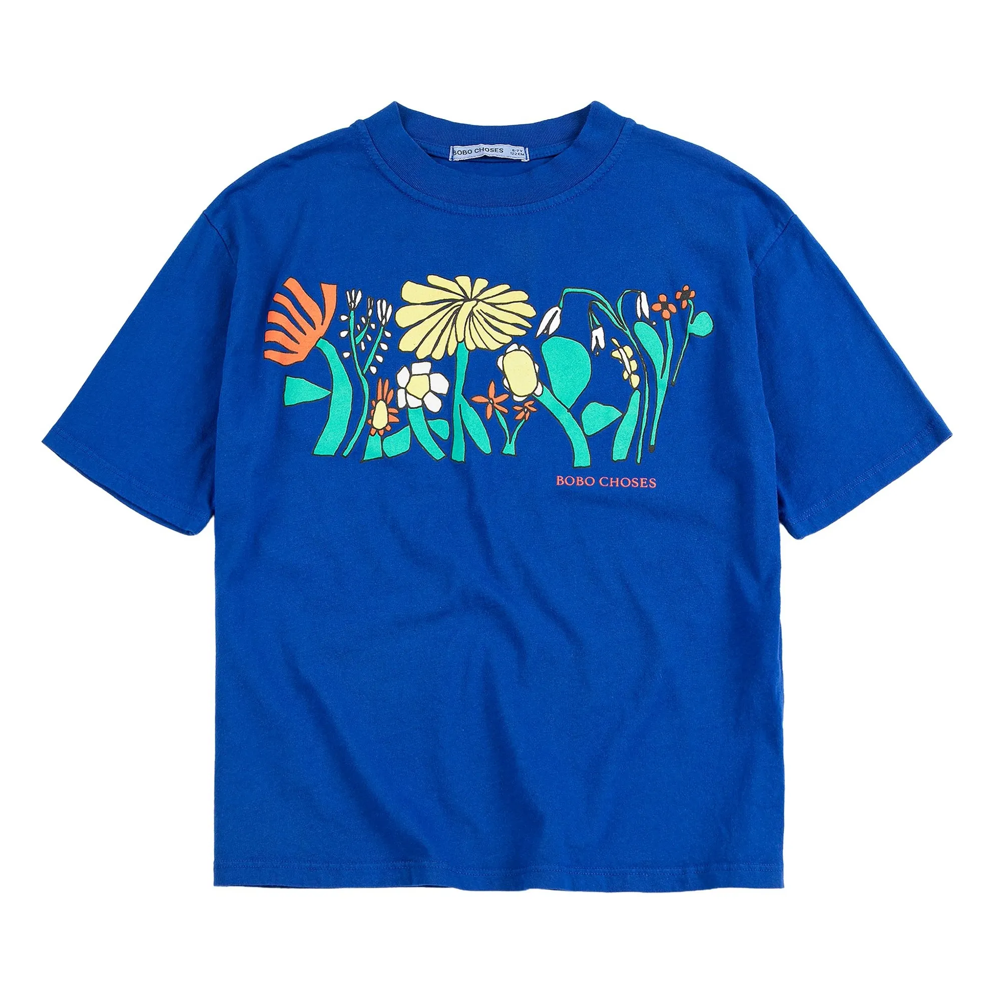 Bobo Choses Royal Blue Herbalist Organic Cotton T-Shirt