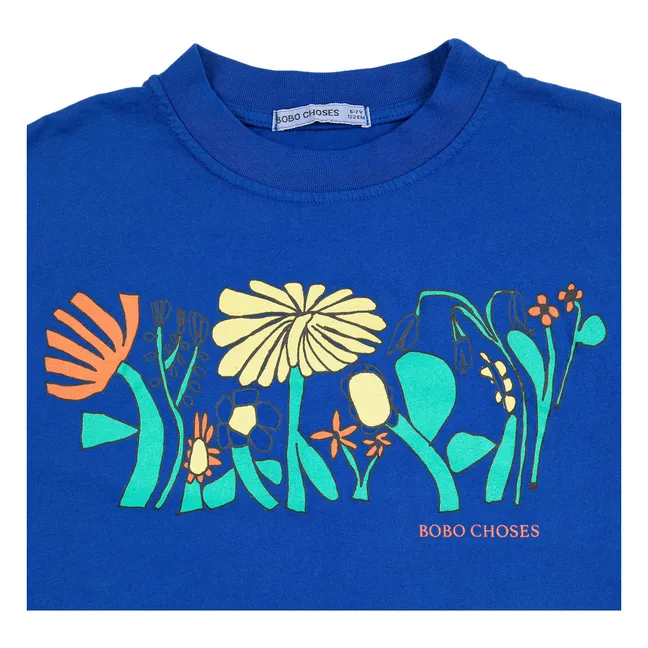 Herbalist Organic Cotton T-shirt | Royal blue