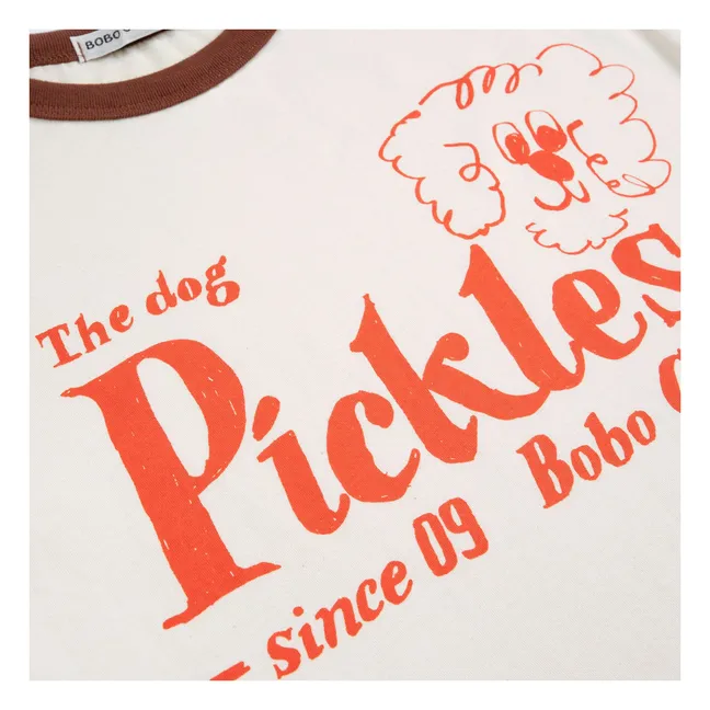 Camiseta The Dog Pickles Algodón orgánico | Blanco
