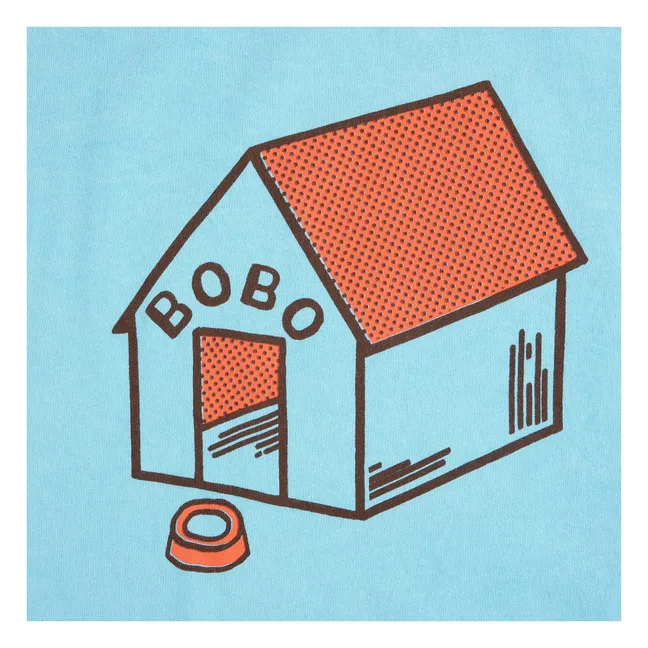 T-shirt in cotone organico Niche | Blu