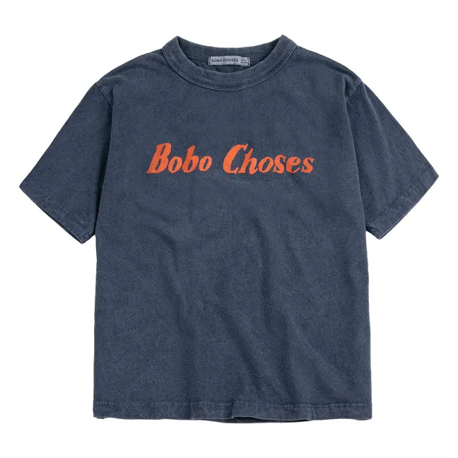 T-shirt Bobo Choses Coton Bio | Bleu marine
