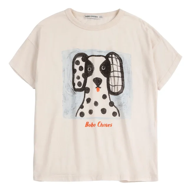 T-shirt Dalmatien Coton Bio | Ecru