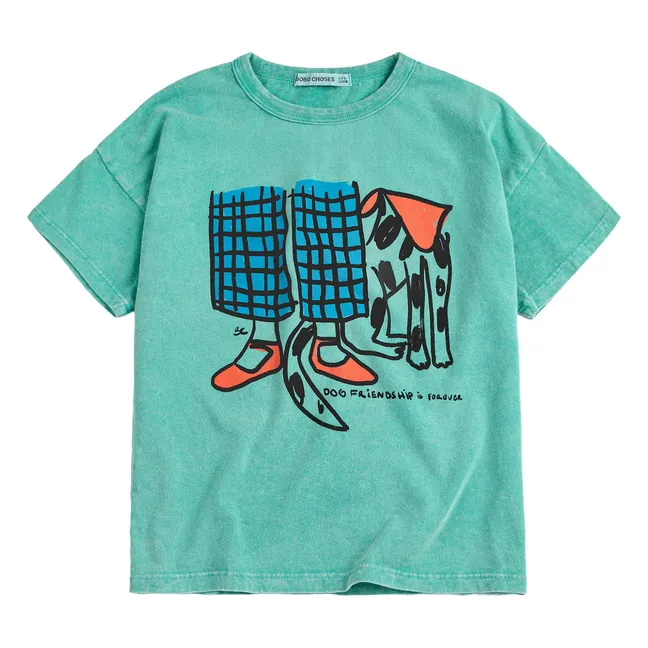 Friendship T-shirt Organic cotton | Green