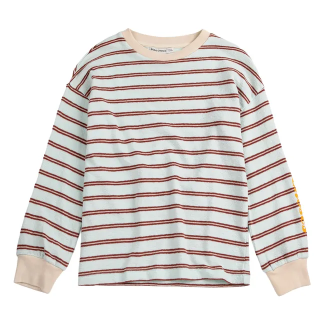 T-shirt Rayé | Bleu pâle