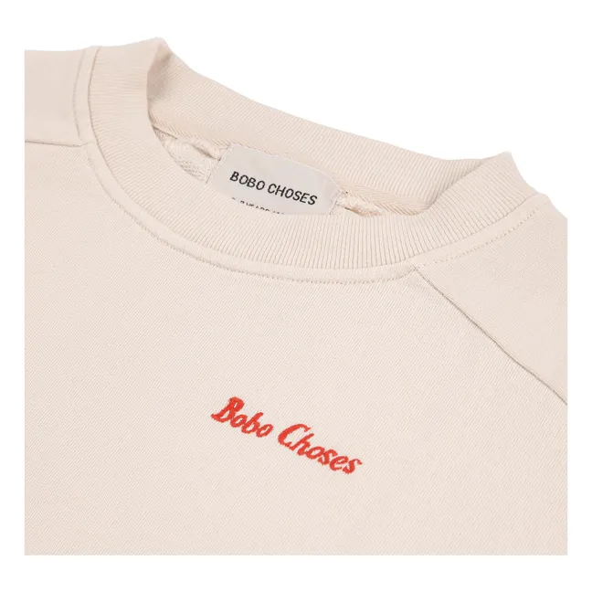 Sweatshirt Niche Bio-Baumwolle | Weiß