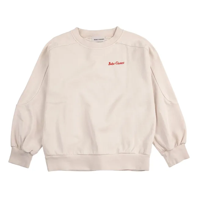 Sweatshirt Niche Bio-Baumwolle | Weiß