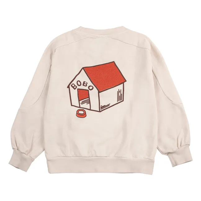 Sweatshirt Niche Bio-Baumwolle | Weiß