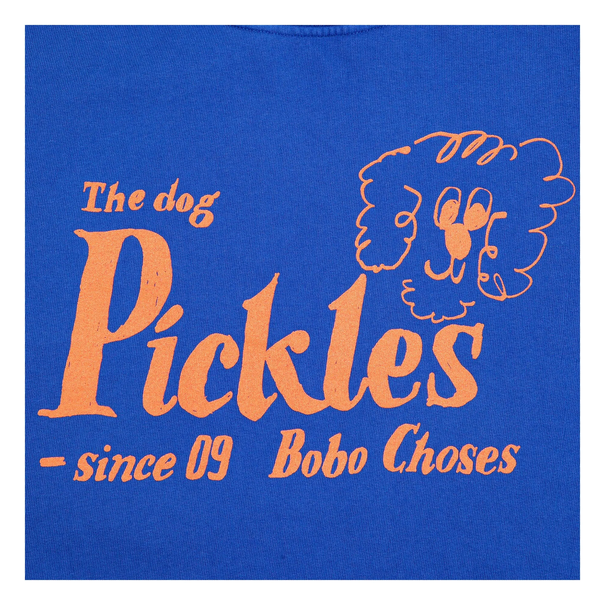 Sweat The Dog Pickles Coton Bio | Bleu roi- Image produit n°3