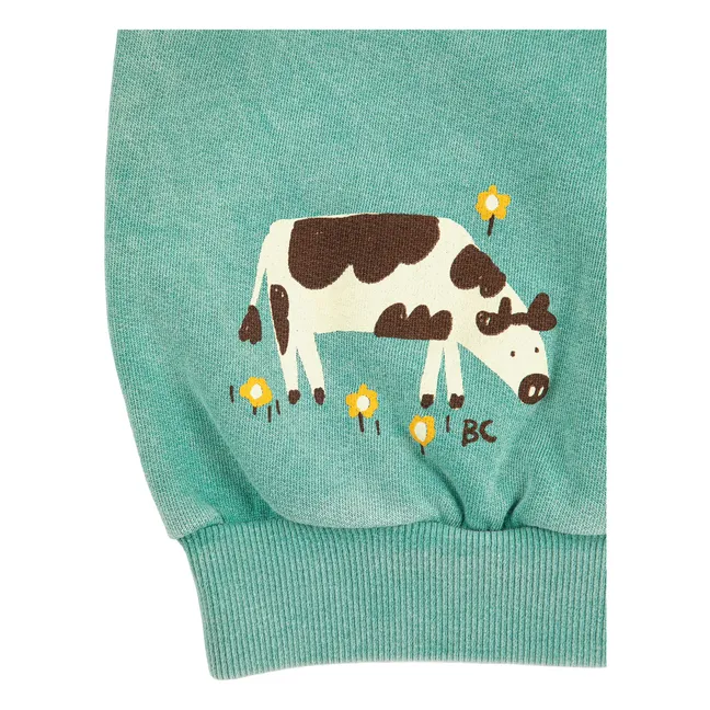Sweat Ferme Coton Bio | Vert