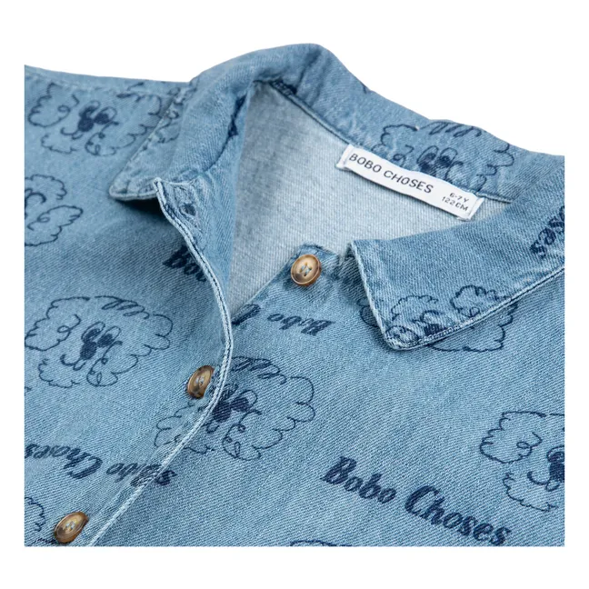 Denim Dog Shirt | Light Blue