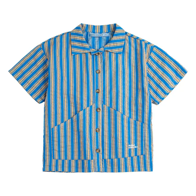 Chemise Rayée | Bleu