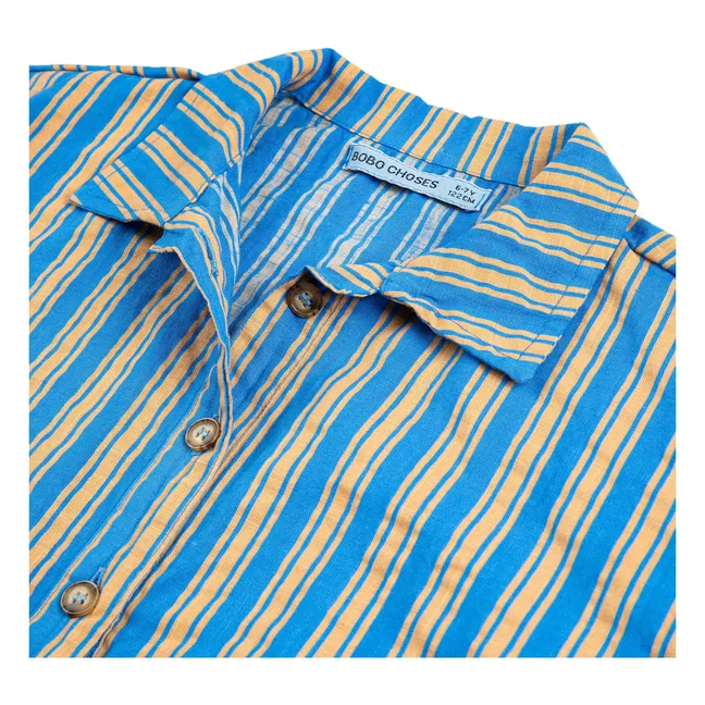 Chemise Rayée | Bleu