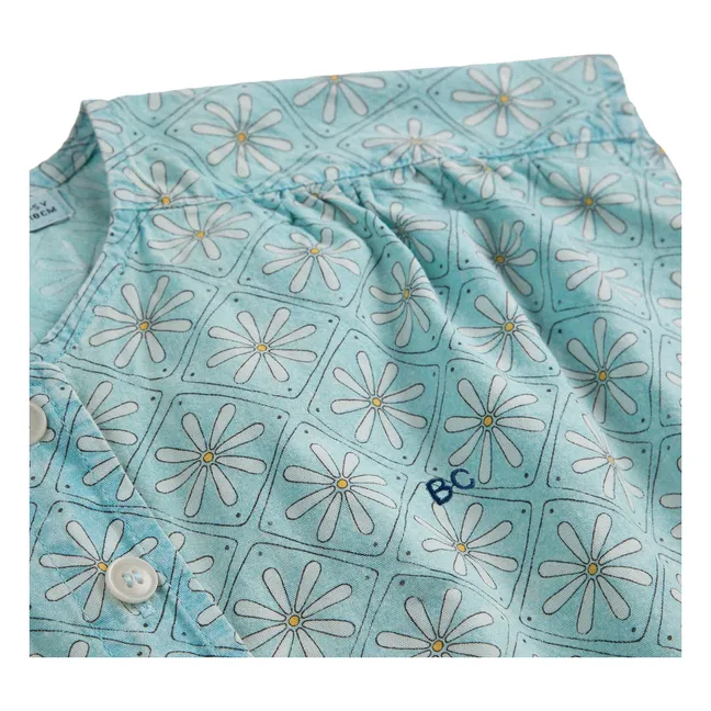 Top a margherita in cotone biologico | Azzurro