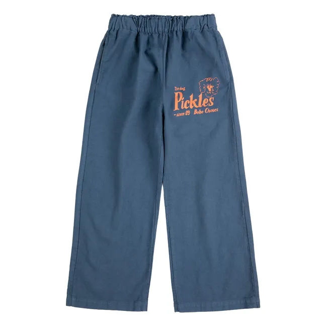 Pantalon The Dog Pickles Coton Bio | Bleu marine