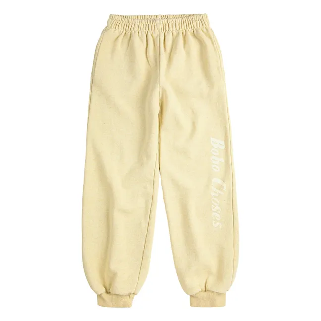 Jogger Bobo Coton Bio | Jaune