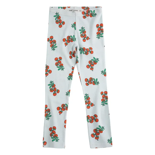 Gambale in cotone organico al pomodoro | Azzurro fiordaliso