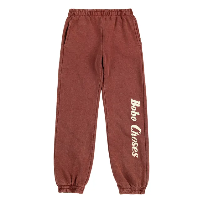 Jogger de algodón orgánico Bobo Choses | Marrón