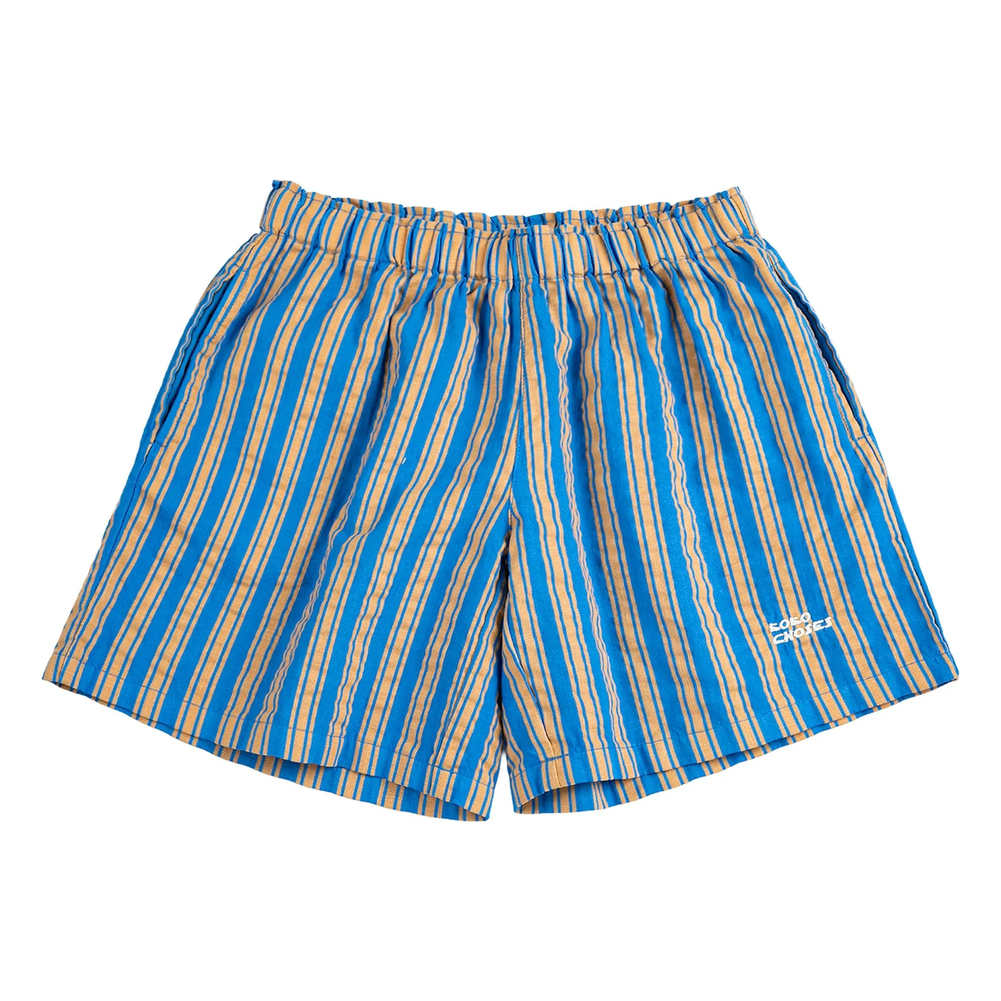 Bobo Choses Blue Striped Shorts