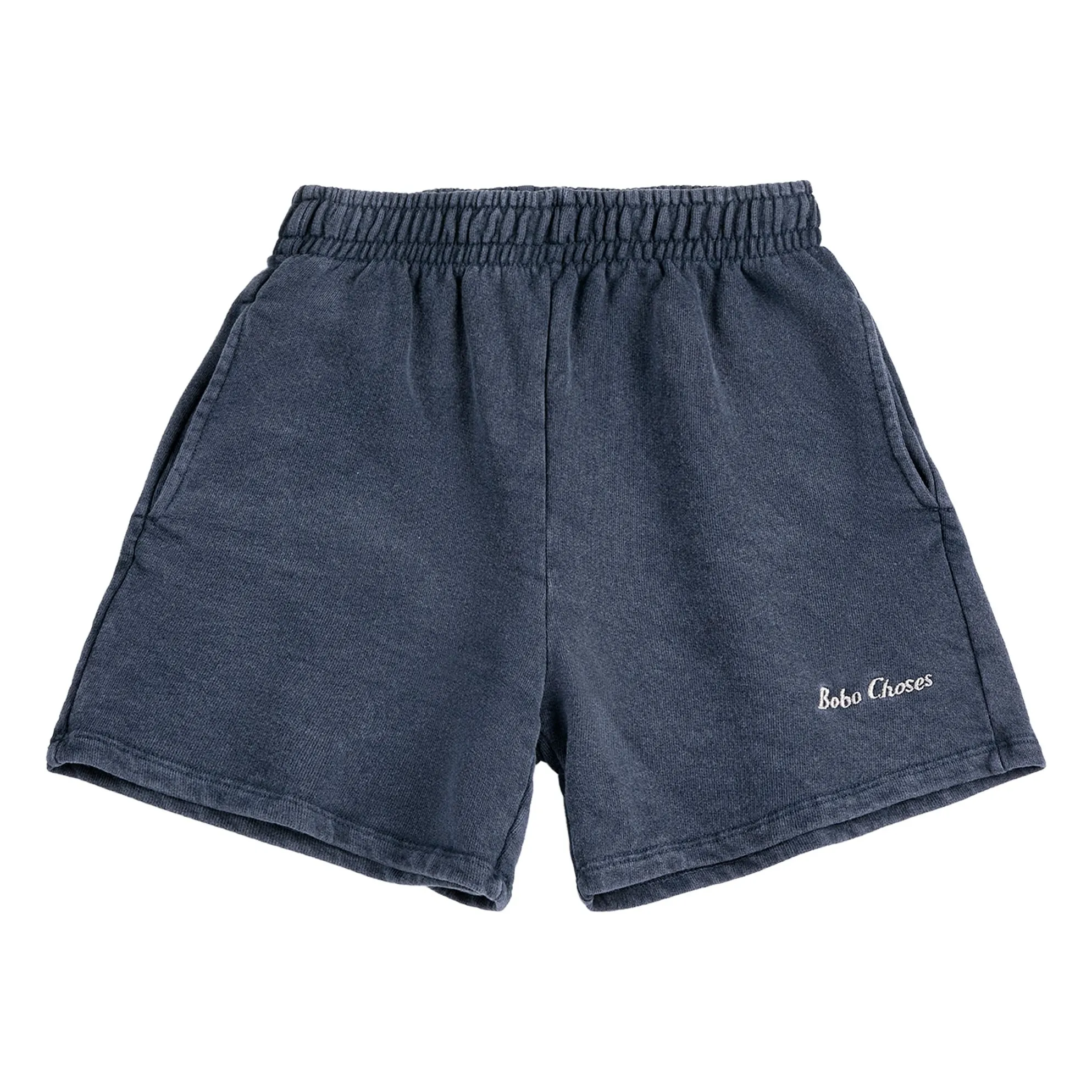 Bobo Choses Navy Blue Organic Cotton Shorts