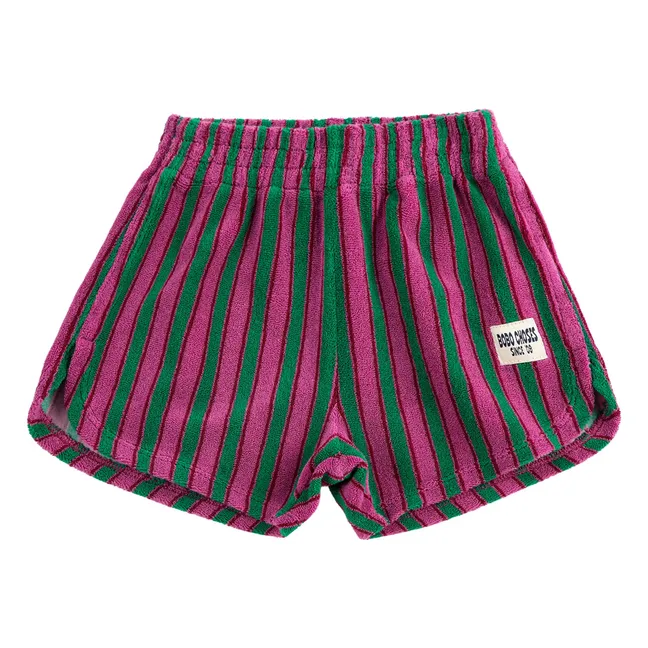 Short Rayé Eponge | Vert