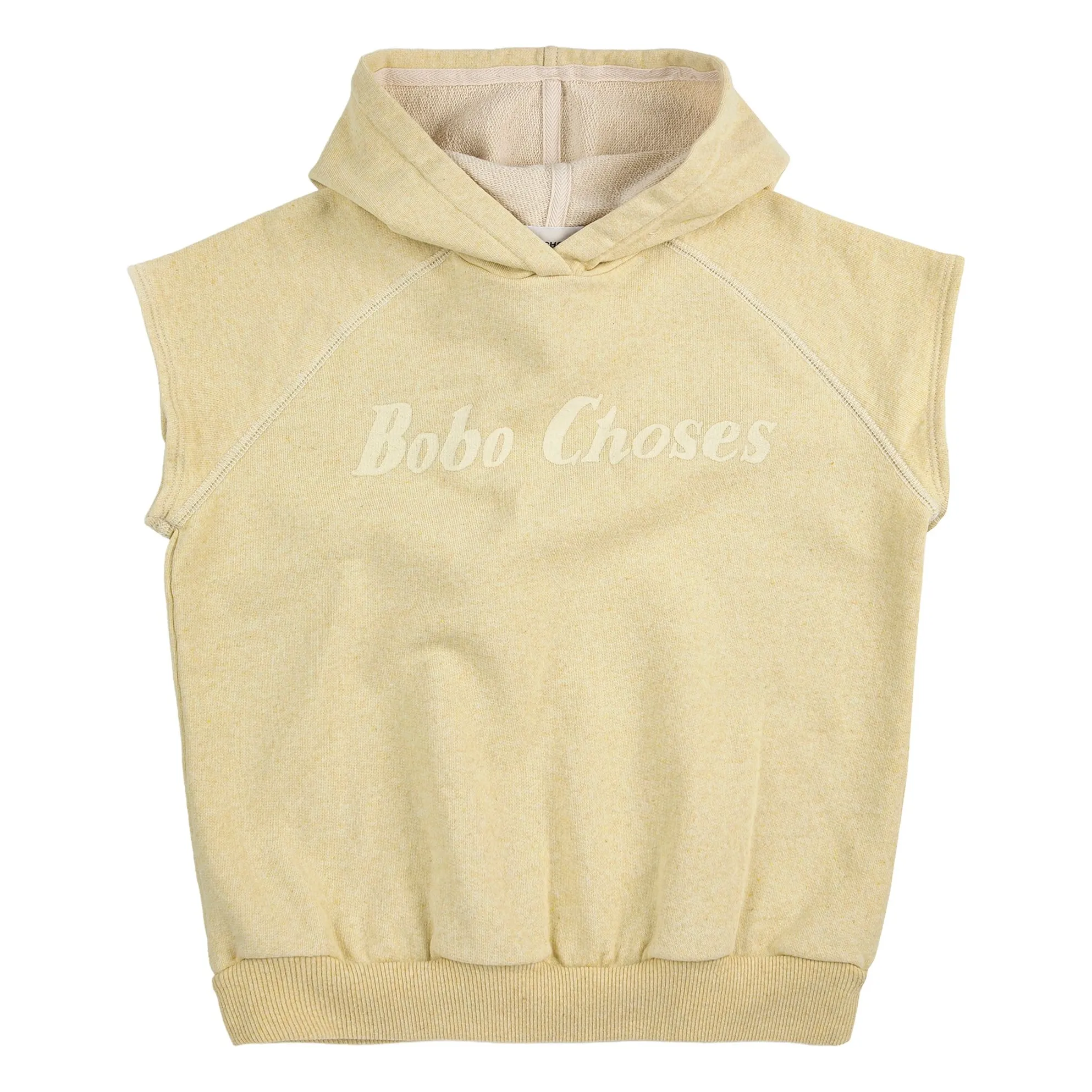 Bobo Choses - Sweat à Capuche Sans Manches - Coton Biologique - 2/3 ans - Jaune