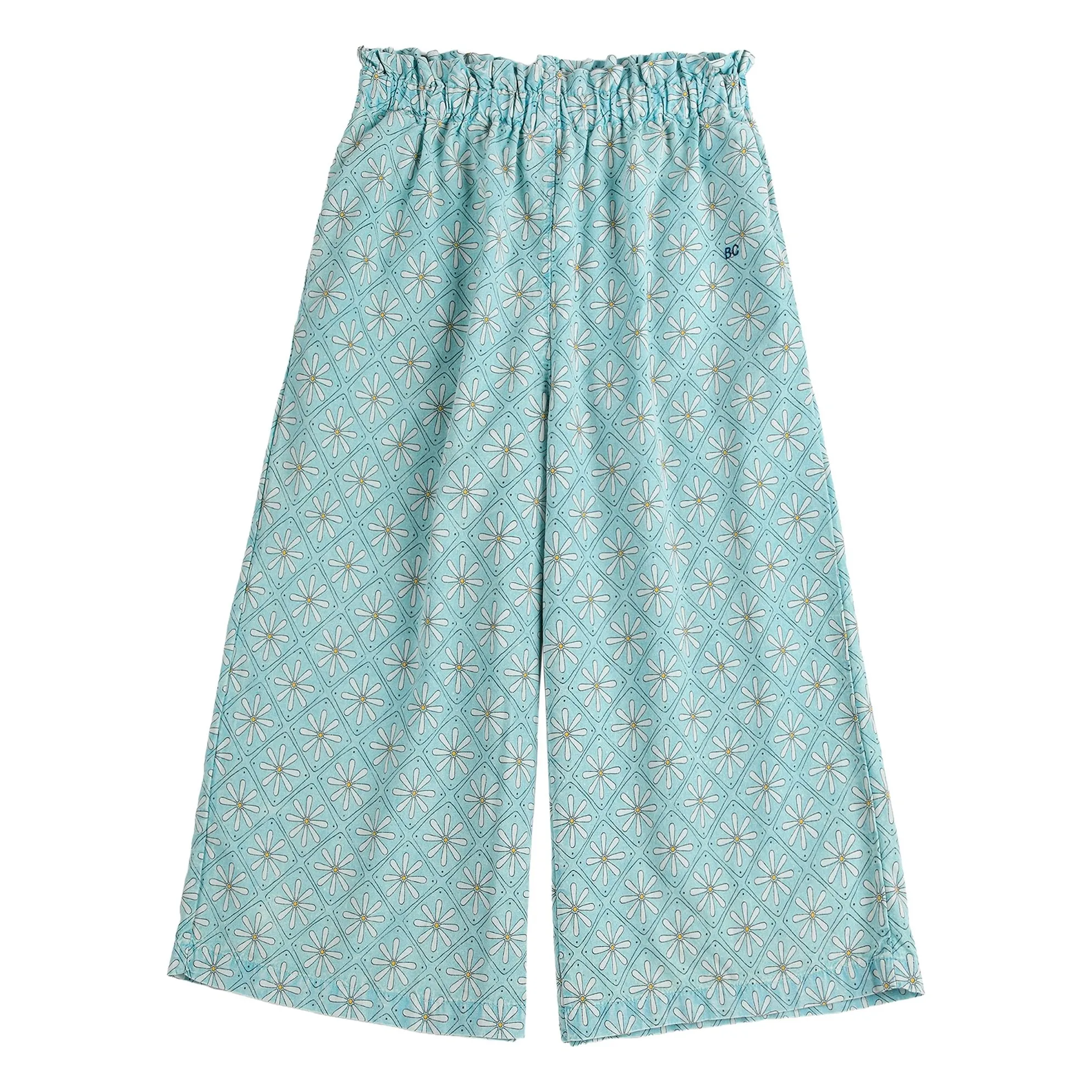Bobo Choses Light Blue Organic Cotton Daisy Skort