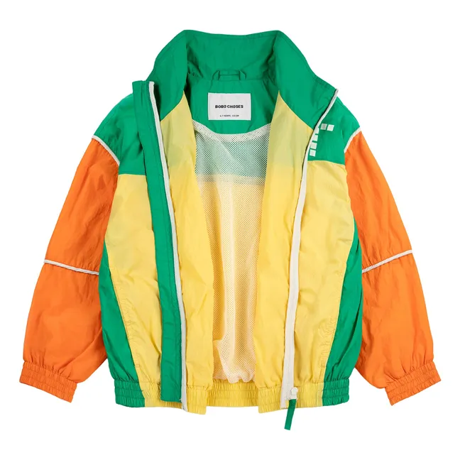 Veste Tracksuit BC Colorblock Fibres Recyclées | Jaune