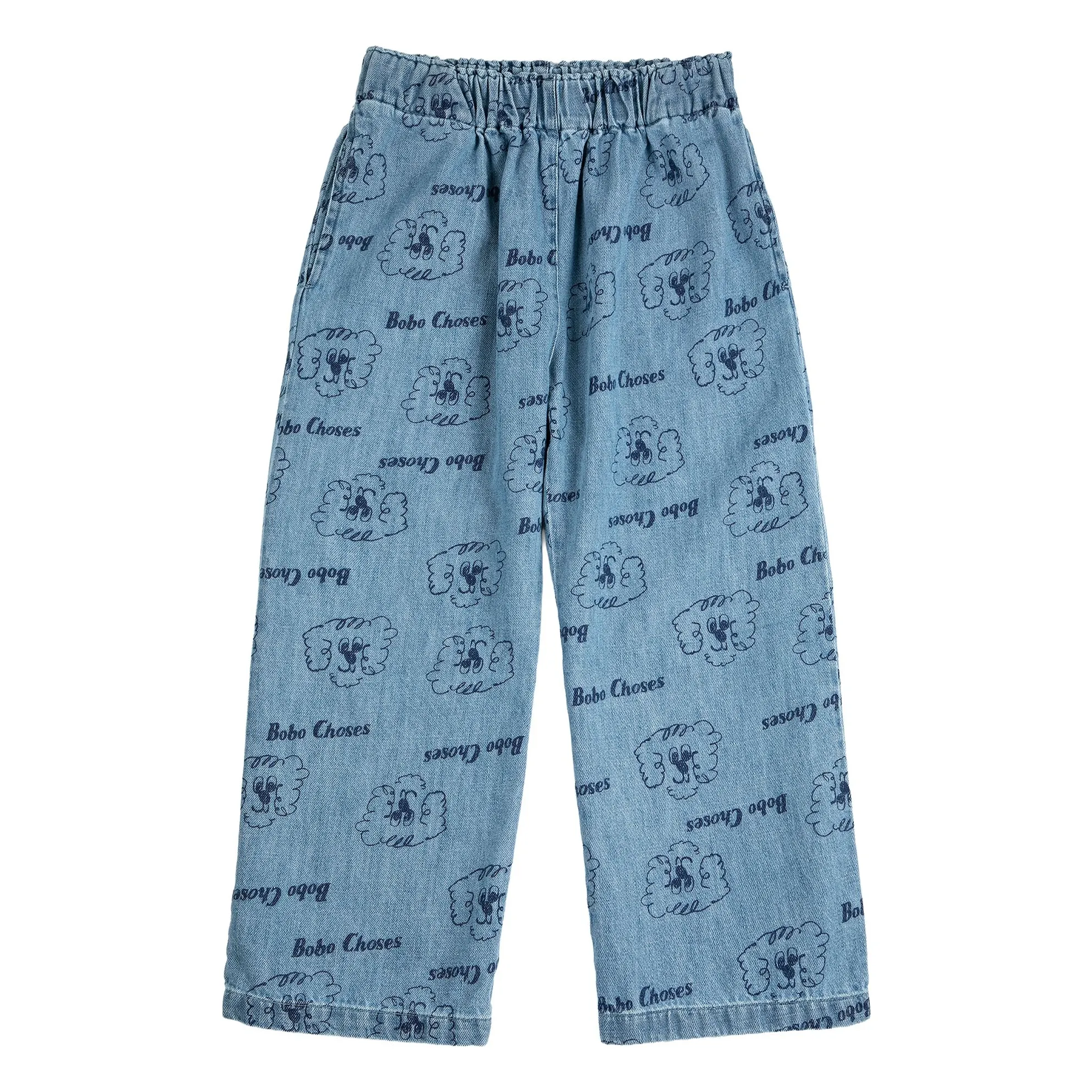Jean Chiens Coton Bio | Bleu- Image produit n°0