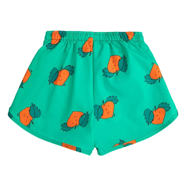 Orange Swim Shorts | Green