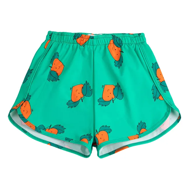Orange Swim Shorts | Green