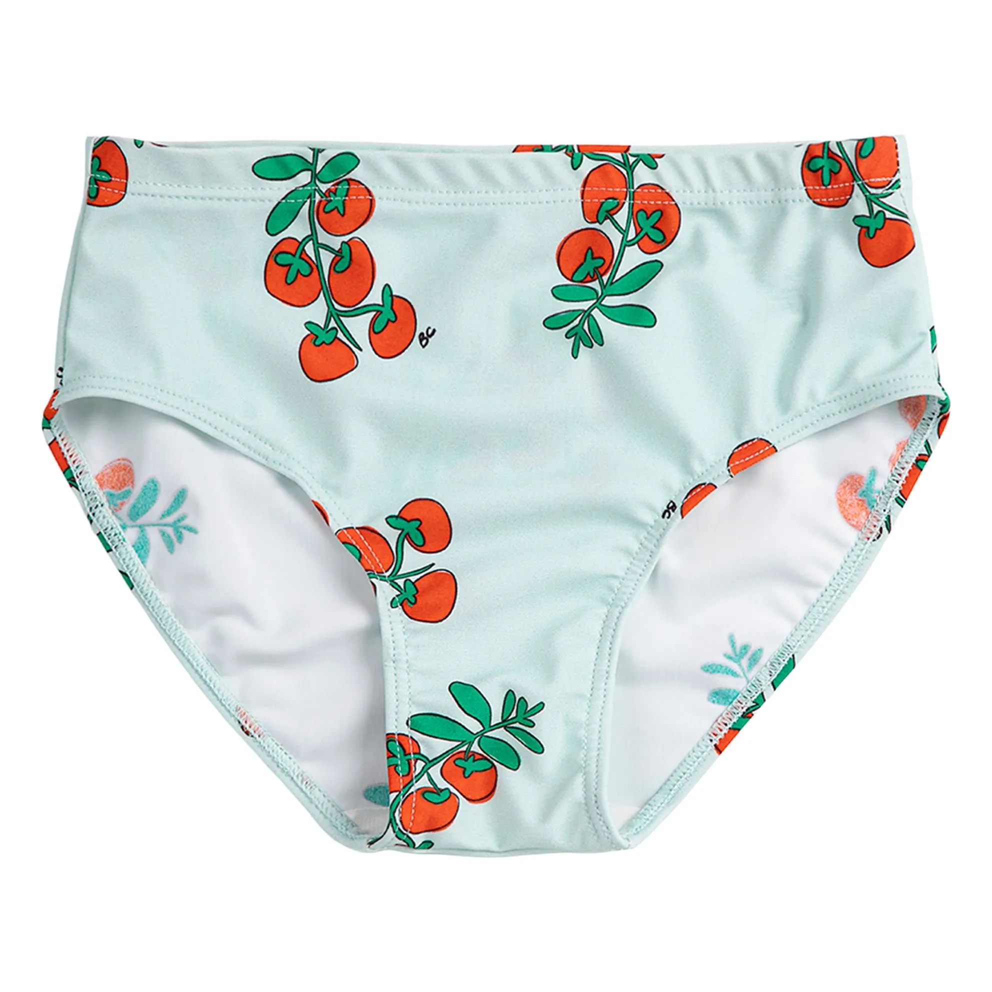 Culotte de Bain Tomates Fibres Recyclées | Bleu pâle- Image produit n°0