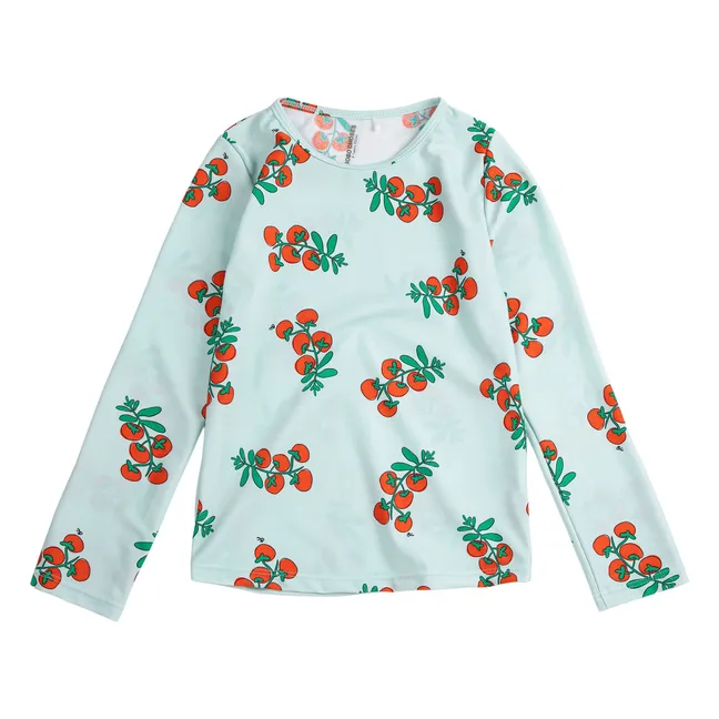 Camiseta de baño anti-UV Tomate Fibras recicladas | Azul Cielo